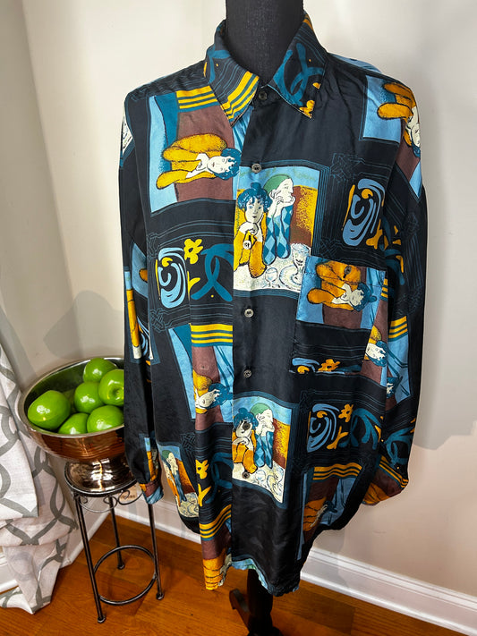 Bruno 100% Silk Shirt