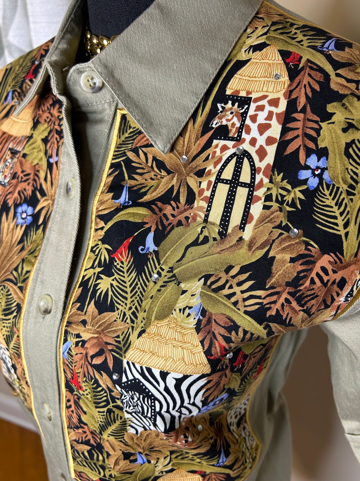 Quaker Factory "Animal Kingdom" Button Down Shirt