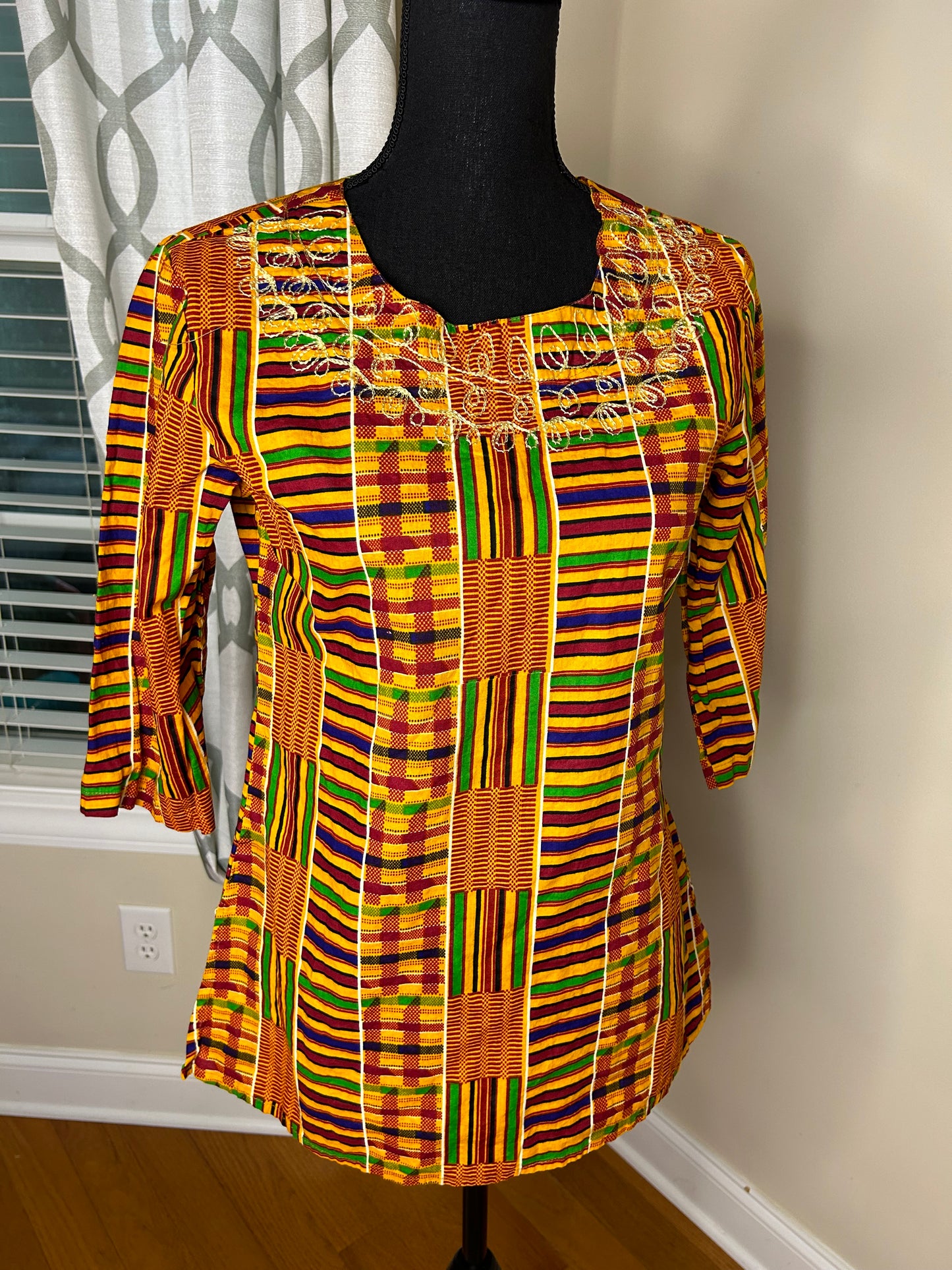 Ethnic Print Shirt