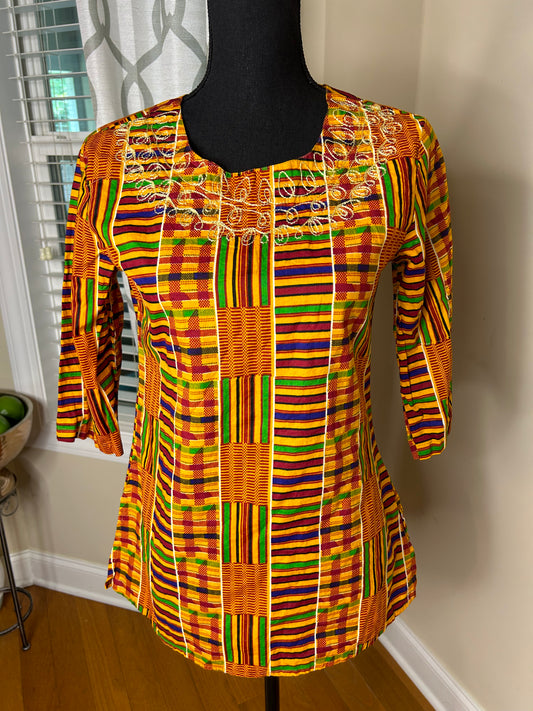 Ethnic Print Shirt