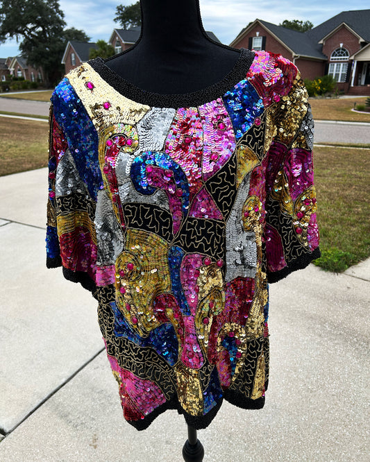 Joseph Le Bon Sequin Top